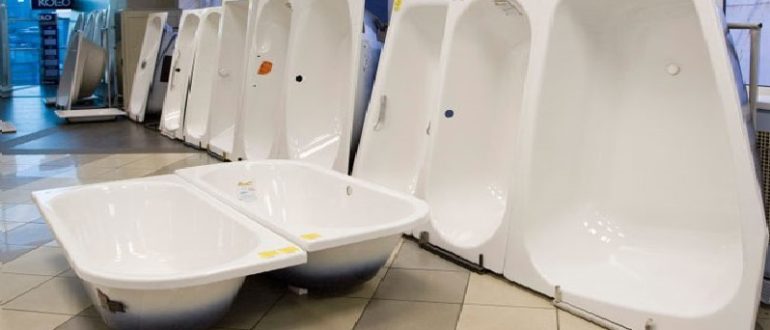 Габарити ванни: сталеві, чавунні, акрилові, стандартної, сидячої, кутової