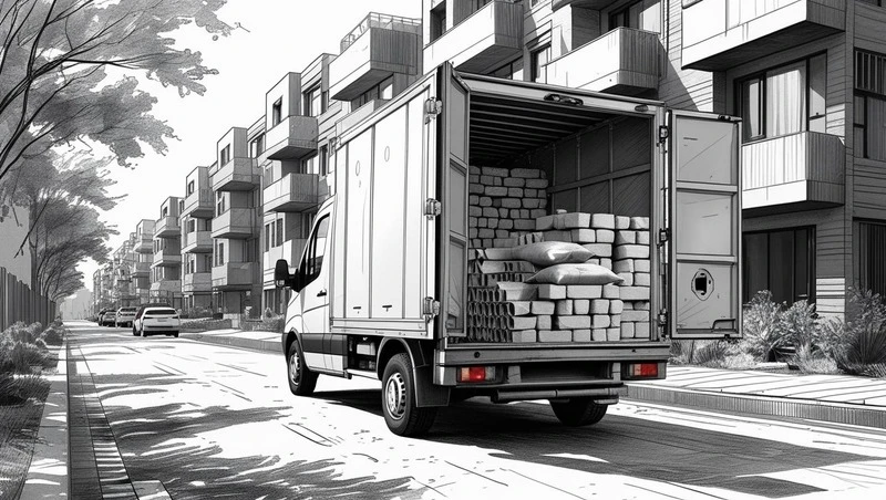 Перевезення будівельних матеріалів по місту