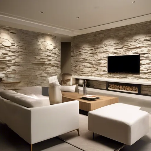 Монтаж телевізора на стіну із декоративного каменю: як закріпити кронштейн без тріщин